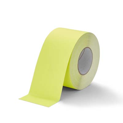 H3401F Fluorescent Yellow Standard Safety Grip 100mm - Heskins