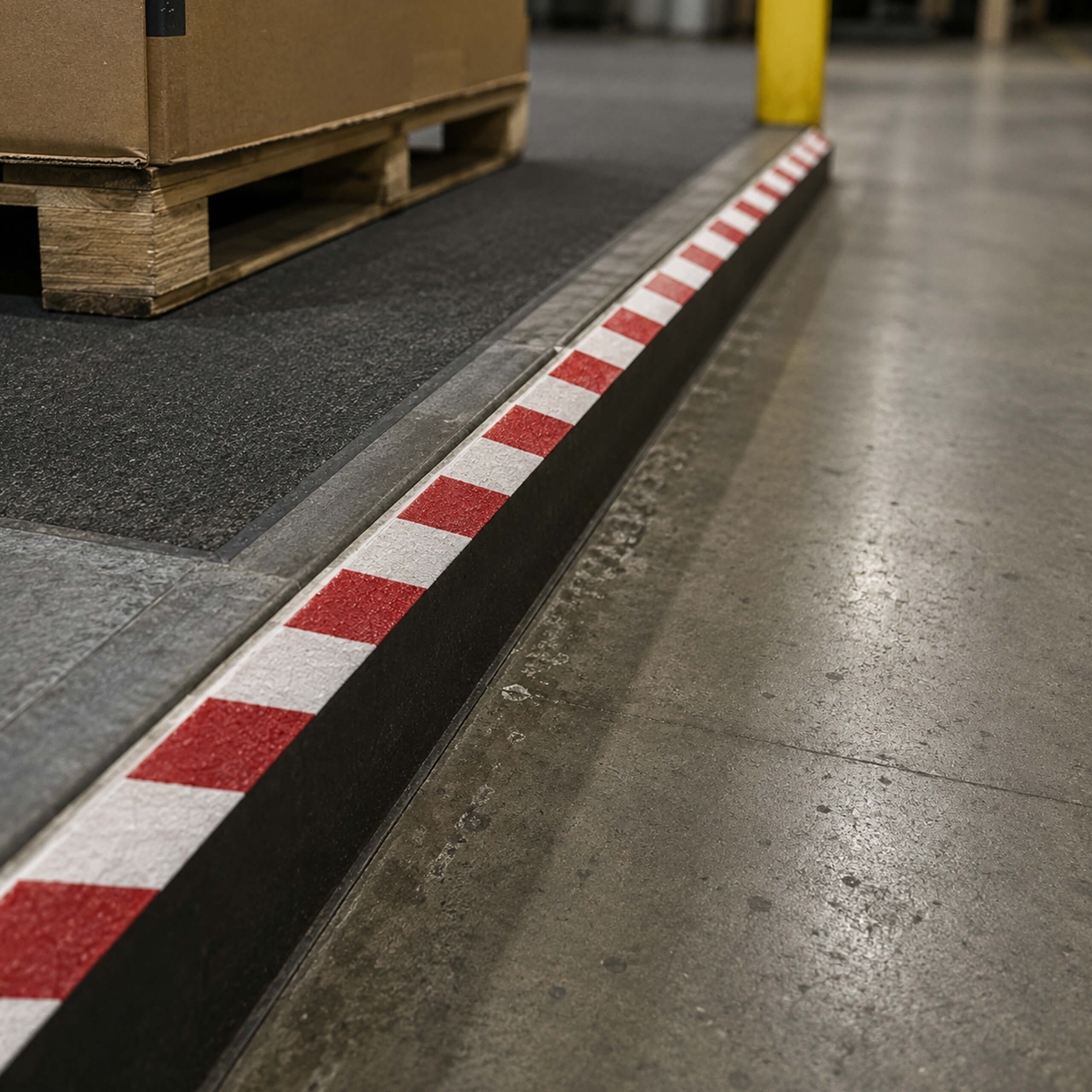Red-White-Hazard-Standard-Anti-Slip-Tape