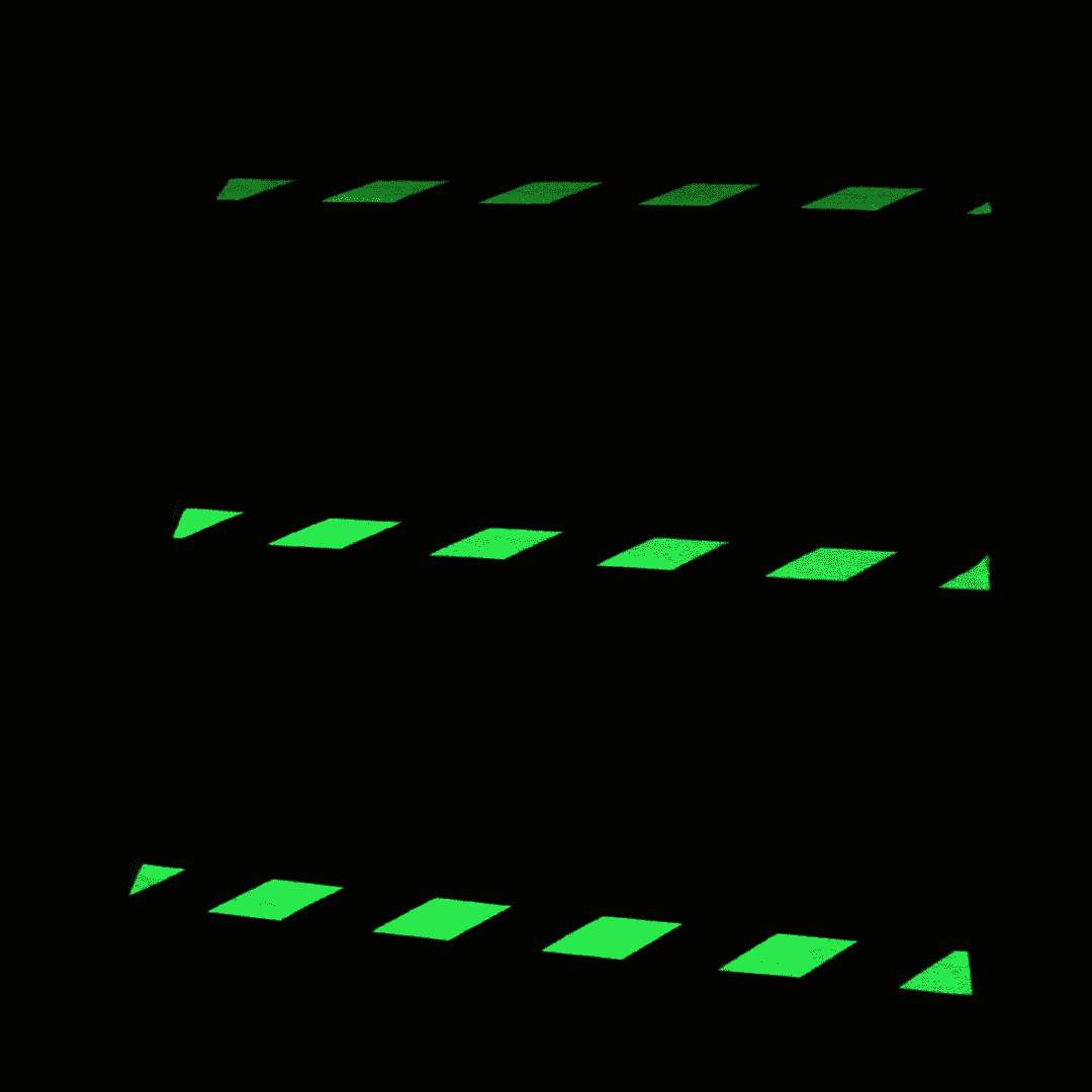 H3403D Glow in the Dark Hazard Tape Anti Slip Tape