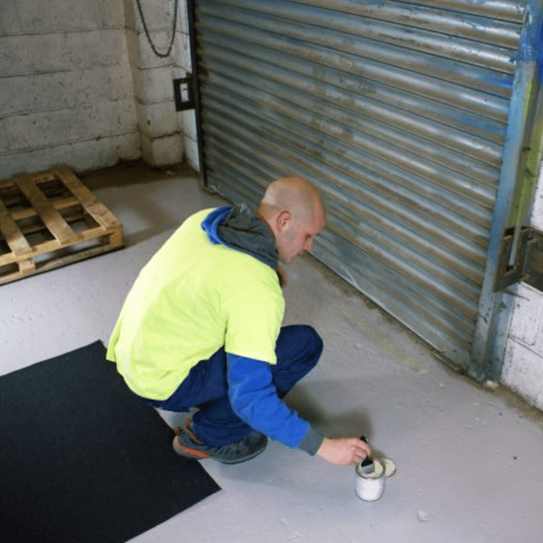 H3506 & H3505 Surface Primer - Seals Porous Surface Before Tape Application Surface Primer Being Applied
