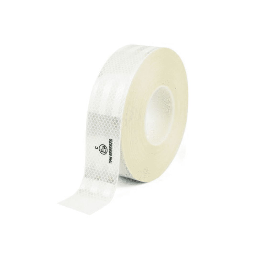 ECE104 Vehicle Reflective Tape - ECE104 Vehicle Reflective Marking H6632 – reflective, white color swatch