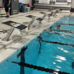 Custom Printed Swimming Block for Competition Swimming Web