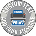 Bespoke Print Branding Custom Printed Non-Slip Floor Sign Thumb