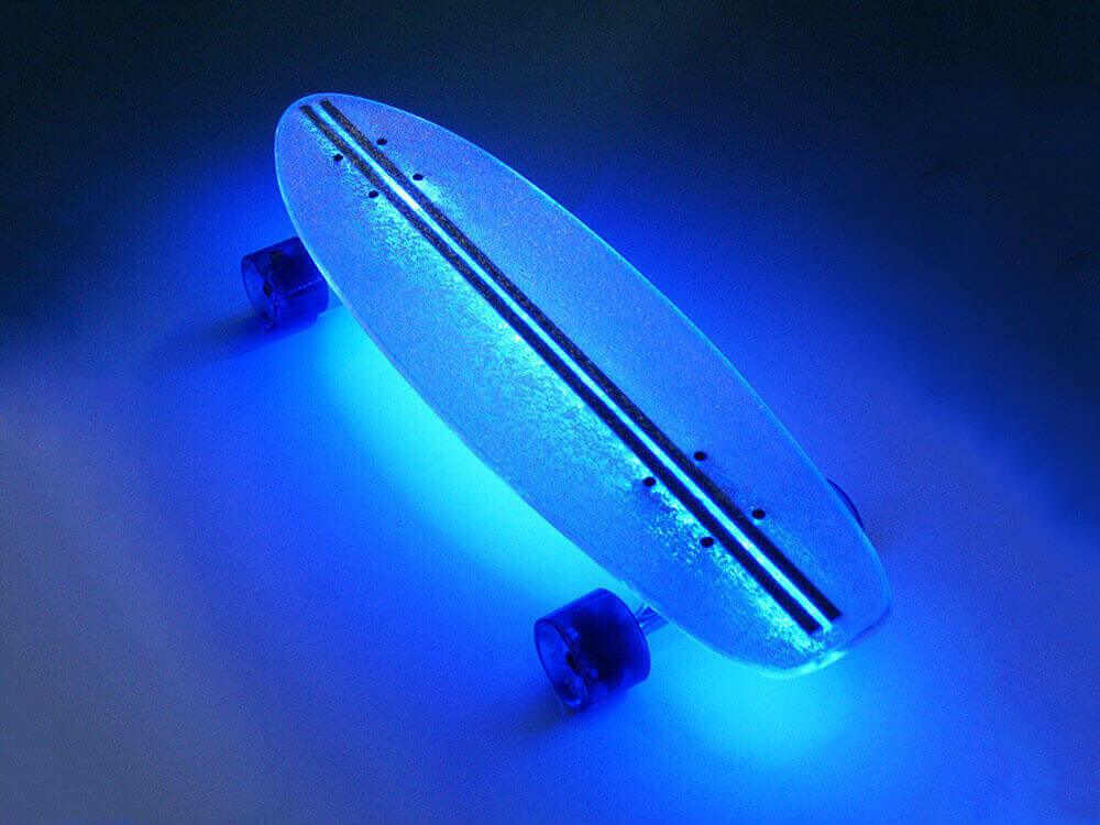Clear grip tape highlights an amazing skateboard! Skateboard Tape -Skateboard Grip Tape