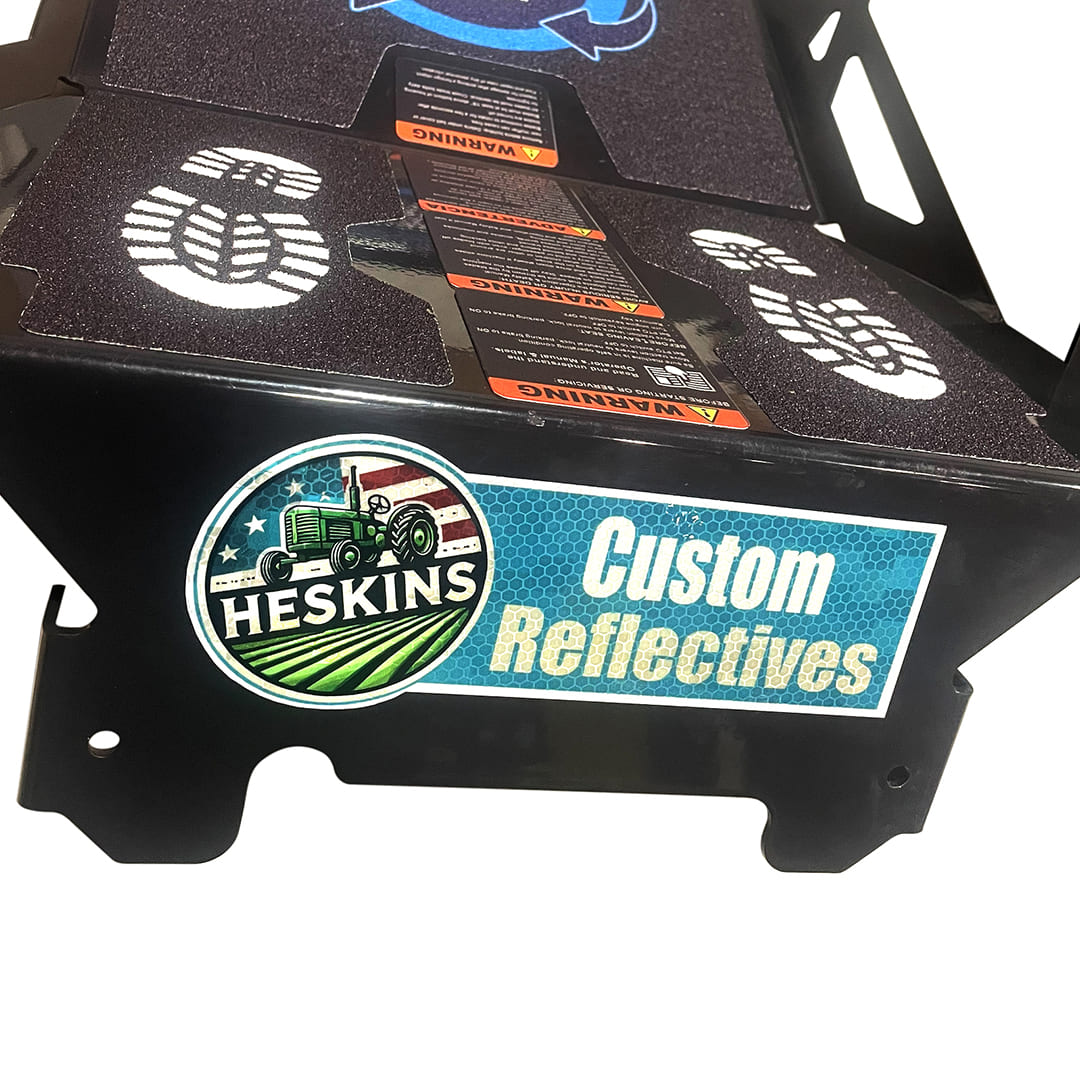 Heskins LLC Custom Printed Decal Tractor Graphic