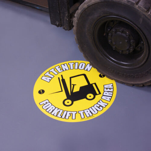 EWM01-Attention-Forklift-Truck-Area-Floor-Sign-on-Warehouse-Floor-with-Forklift-4.jpg